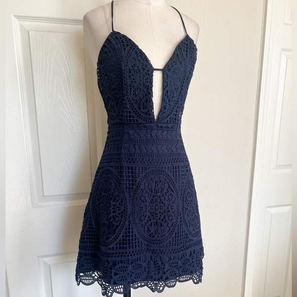 Lovers + Friends Orchard Navy Mini Dress - Picture 5 of 10